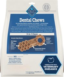 Blue Buffalo Small Natural Chicken & Spearmint Dental Dog Chews Treats, 11.3-oz bag, 28 count slide 2 of 9