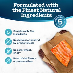 Blue Buffalo Tastefuls Adult Natural Purees Salmon Wet Cat Food, 3-oz pouch, case of 12 slide 2 of 8