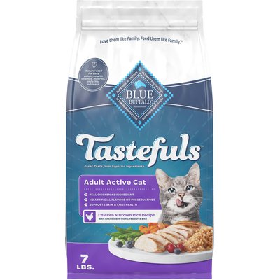 Blue Buffalo Blue Buffalo Healthy Living Chicken & Brown Rice Adult Cat Food, 7 lb
