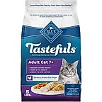 Blue Buffalo Tastefuls Chicken & Brown Rice Recipe Adult 7+ Dry Cat Food, 5-lb bag