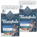 Blue Buffalo Tastefuls Chicken & Brown Rice Recipe Adult Indoor Dry Cat Food, 30-lb bundle