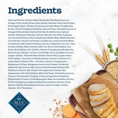 Show full view: Blue Buffalo Tastefuls Chicken & Brown Rice Recipe Adult Indoor Dry Cat Food, 5-lb bag slide 6 of 11