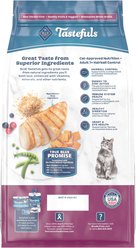 Blue Buffalo Tastefuls Chicken & Brown Rice Recipe Hairball Control Adult Dry Cat Food, 15-lb bag slide 2 of 9