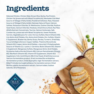 Show full view: Blue Buffalo Tastefuls Chicken & Brown Rice Recipe Hairball Control Adult Dry Cat Food, 7-lb bag slide 6 of 13