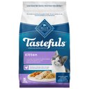 Blue Buffalo Tastefuls Chicken & Brown Rice Recipe Kitten Dry Cat Food, 3-lb bag