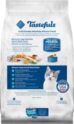 Blue Buffalo Tastefuls Chicken & Brown Rice Recipe Kitten Dry Cat Food, 7-lb bag slide 2 of 9