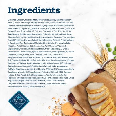 Show full view: Blue Buffalo Tastefuls Chicken & Brown Rice Recipe Kitten Dry Cat Food, 7-lb bag slide 6 of 11