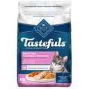 Blue Buffalo Tastefuls Chicken & Brown Rice Recipe Sensitive Stomach Adult Dry Cat Food, 15-lb bag