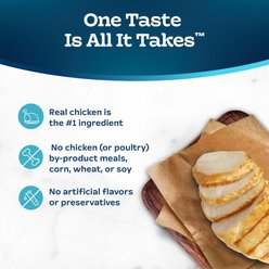 Blue Buffalo Tastefuls Chicken Entrée Pate Kitten Canned Cat Food, 3-oz can, 24 count slide 2 of 9