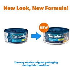 Blue Buffalo Tastefuls Chicken Entrée in Gravy Flaked Wet Cat Food, 5.5-oz can, case of 24 slide 2 of 9