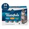 Show in main carousel: Blue Buffalo Tastefuls Chicken, Turkey & Chicken, Ocean Fish & Tuna Entrees Variety Pack Pate Wet Cat Food, 5.5-oz can, case of 24 slide 1 of 12
