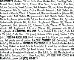 Blue Buffalo Tastefuls Natural Flaked Chicken Entree in Gravy Wet Cat Food, 5.5-oz can, case of 12 slide 2 of 8
