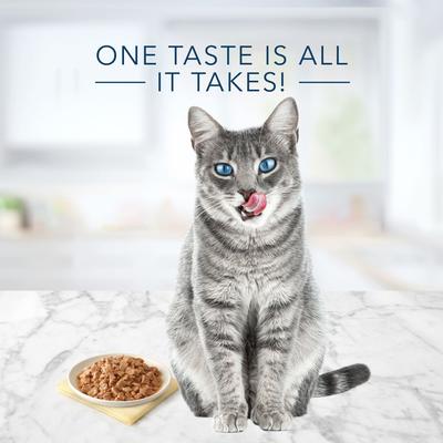 Show full view: Blue Buffalo Tastefuls Natural Flaked Tuna Entree in Gravy Wet Cat Food, 5.5-oz can, case of 12 slide 5 of 9