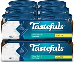 Blue Buffalo Tastefuls Natural Flaked Tuna Entree Wet Cat Food, 3-oz can, case of 12