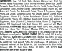 Blue Buffalo Tastefuls Natural Flaked Tuna Entree Wet Cat Food, 3-oz can, case of 12 slide 2 of 8