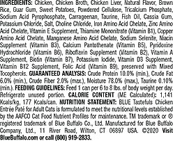 Blue Buffalo Tastefuls Natural Pate Chicken Entree Entreetree Wet Cat Food, 5.5-oz can, case of 12 slide 2 of 8