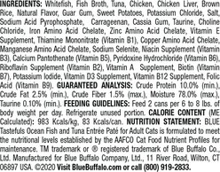 Blue Buffalo Tastefuls Natural Pate Ocean Fish & Tuna Entree Wet Cat Food, 3-oz can, case of 12 slide 2 of 8