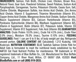 Blue Buffalo Tastefuls Natural Pate Salmon Entree Wet Cat Food, 5.5-oz can, case of 12 slide 2 of 8