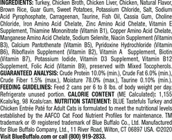 Blue Buffalo Tastefuls Natural Pate Turkey & Chicken Entree Wet Cat Food, 3-oz can, case of 12 slide 2 of 8