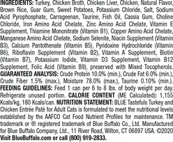 Blue Buffalo Tastefuls Natural Pate Turkey & Chicken Entree Wet Cat Food, 5.5-oz can, case of 12 slide 2 of 8