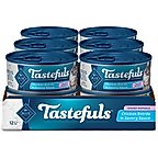Blue Buffalo Tastefuls Natural Tender Morsels Chicken Entree Wet Cat Food, 5.5-oz can, case of 12