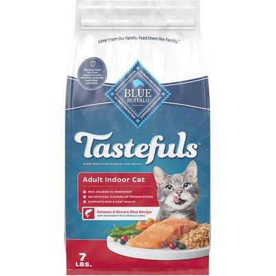 Blue Buffalo Blue Buffalo Indoor Health Salmon & Brown Rice Dry Cat Food, 7 lb