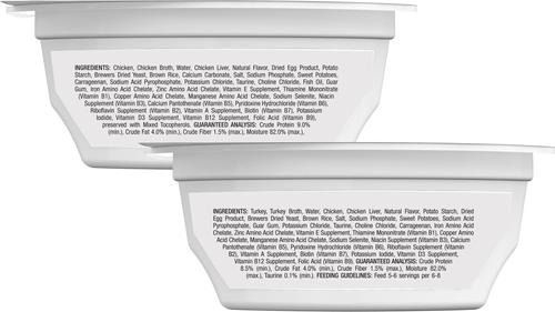 Show full view: Blue Buffalo Tastefuls Savory Singles Chicken & Turkey Variety Pack in Gravy Wet Cat Food, 2.6-oz cup, 24 count slide 3 of 10