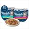 Show in main carousel: Blue Buffalo Tastefuls Savory Singles Salmon & Tuna Variety Pack Cuts in Gravy Wet Cat Food, 2.6-oz twin pack, case of 12 slide 1 of 11