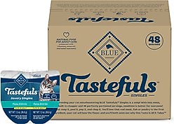 Blue Buffalo Tastefuls Savory Singles Tuna Entrée Cuts in Gravy Adult Cat Food, 2.6-oz cup, case of 24