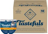 Blue Buffalo Tastefuls Savory Singles Turkey Entrée Cuts in Gravy Adult Cat Food, 2.6-oz cup, case of 24
