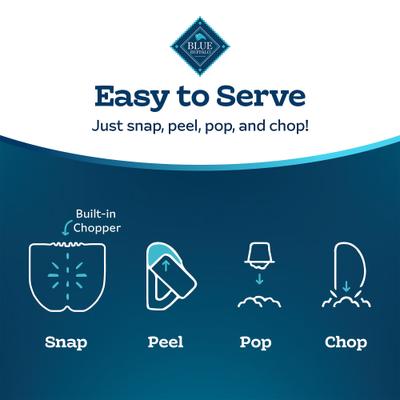 Show full view: Blue Buffalo Tastefuls Spoonles Singles Chicken Entrée Pate Wet Cat Food, 2.6-oz tray, 24 count slide 8 of 12