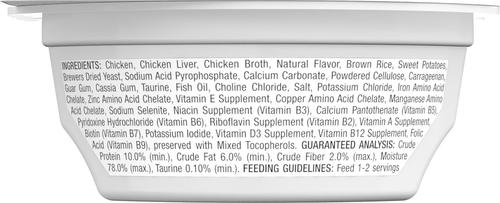 Show full view: Blue Buffalo Tastefuls Spoonles Singles Chicken Entrée Pate Wet Cat Food, 2.6-oz tray, 24 count slide 3 of 12