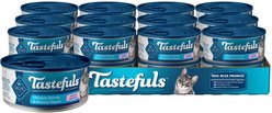 Blue Buffalo Tastefuls Tender Morsels Chicken Entrée Wet Cat Food, 5.5-oz can, case of 24