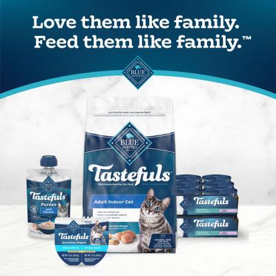 Show full view: Blue Buffalo Tastefuls Tender Morsels Tuna Entrée Wet Cat Food, 3-oz can, case of 24 slide 10 of 11