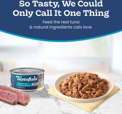 Blue Buffalo Tastefuls Tender Morsels Tuna Entrée Wet Cat Food, 3-oz can, case of 24 slide 2 of 9