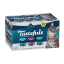 Blue Buffalo Tastefuls Tuna, Chicken, Fish & Shrimp Variety Pack Flaked Wet Cat Food, 5.5-oz can, case of 24