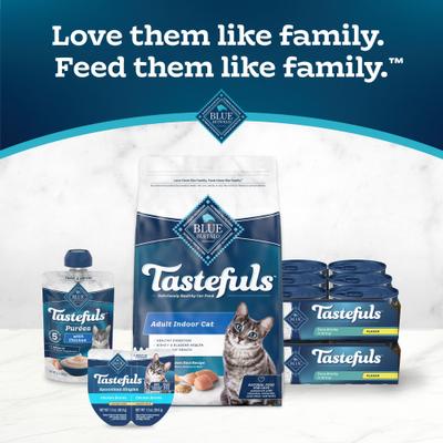 Show full view: Blue Buffalo Tastefuls Tuna Entrée in Gravy Flaked Wet Cat Food, 3-oz can, case of 24 slide 10 of 11