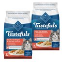 Blue Buffalo Tastefuls Weight & Hairball Control Adult Dry Cat Food, 14-lb bundle 