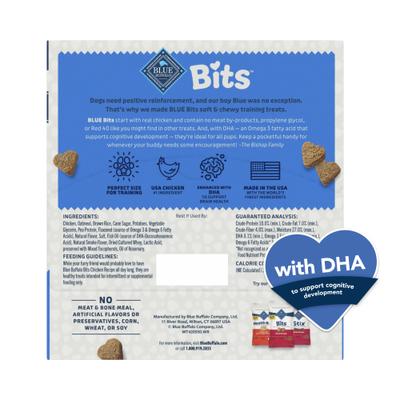 Show full view: Blue Buffalo To-Go Bits Tasty Chicken Recipe Dog Treats, 12 count slide 3 of 11