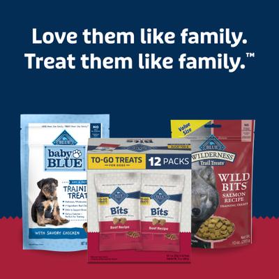 Show full view: Blue Buffalo To-Go Bits Tender Beef Recipe Dog Treats, 12 count slide 10 of 11