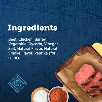 Show full view: Blue Buffalo True Chews Beef Burger Recipe Dog Treats, 10-oz bag slide 6 of 11