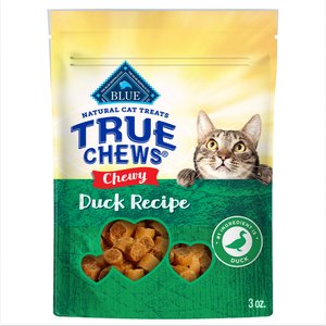 Blue Buffalo True Chews Duck Recipe Chewy Cat Treats, 3-oz bag