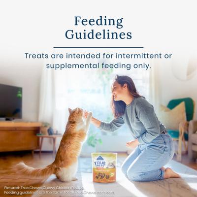 Show full view: Blue Buffalo True Chews Natural Chewy Alaska Pollock Cat Treats, 3-oz bag slide 6 of 10