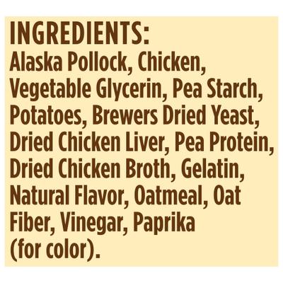 Show full view: Blue Buffalo True Chews Natural Chewy Alaska Pollock Cat Treats, 3-oz bag slide 7 of 10