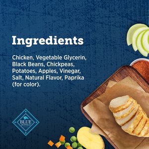 Blue Buffalo True Chews Natural Chicken & Apple Sausage Dog Treats, 12-oz bag