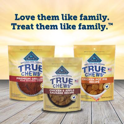 Show full view: Blue Buffalo True Chews Natural Chicken & Apple Sausage Dog Treats, 12-oz bag slide 10 of 11