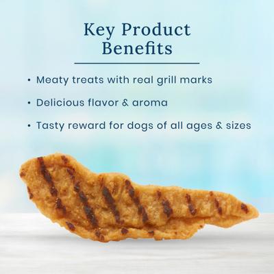 Show full view: Blue Buffalo True Chews Premium Grillers Natural Chicken Dog Treats, 12-oz bag slide 4 of 11