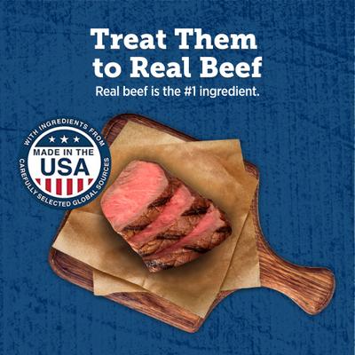 Show full view: Blue Buffalo True Chews Premium Jerky Cuts Natural Steak Dog Treats, 20-oz bag slide 4 of 11