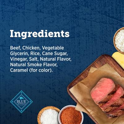 Show full view: Blue Buffalo True Chews Premium Jerky Cuts Natural Steak Dog Treats, 20-oz bag slide 6 of 11