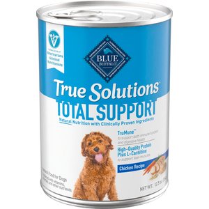 Blue Buffalo True Solutions Adult Chicken Wet Dog Food, 12.5-oz can, 12 count